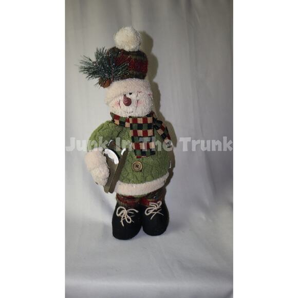 Sledding Snowman Decoration - Picture 1 of 4